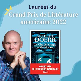 Anthony Doerr, Grand prix de littérature américaine 2022