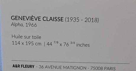 Galerie A&R Fleury- exposition : Geneviève Claisse « Une abstraction Vivante »