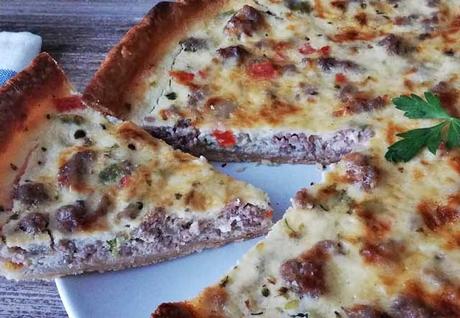 quiche à la viande hachée ww