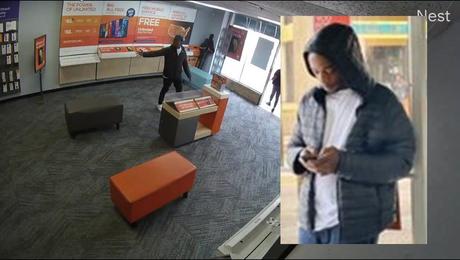 La police recherche un homme accusé d’avoir endommagé un magasin de téléphonie mobile à Atlanta