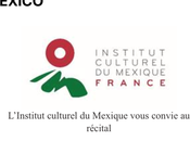 Récital guitare Fernando Vilchis Garcia -Institut Culturel Mexique mardi Novembre 2022.