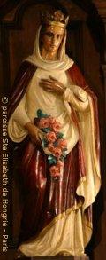 Sainte Élisabeth de Thuringe Élisabeth de Hongrie, duchesse (+ 1231) Sainte Élisabeth de Hongrie et de Thuringe, paroisse de Paris IIIe