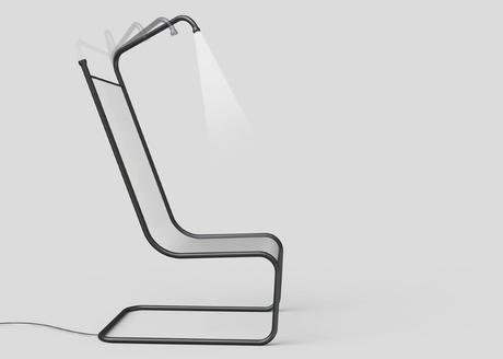 Hidden Light la chaise qui favorise la lecture