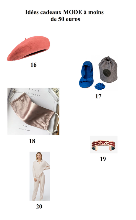 20 idées de cadeaux de Noel Haut de gamme à moins de 50 euros idées cadeaux MODE à moins de 50 euros