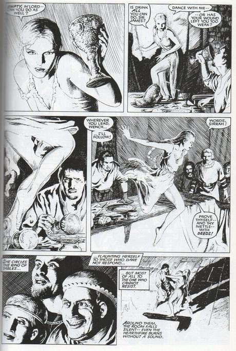 La damnation d'Ellianne et Sir James Dunreith (Black dragon) P 118 ©Bolton/Claremont/Dark horse