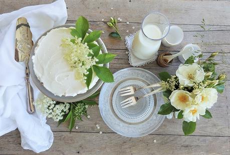 cheesecake gelée de fleurs de sureau
