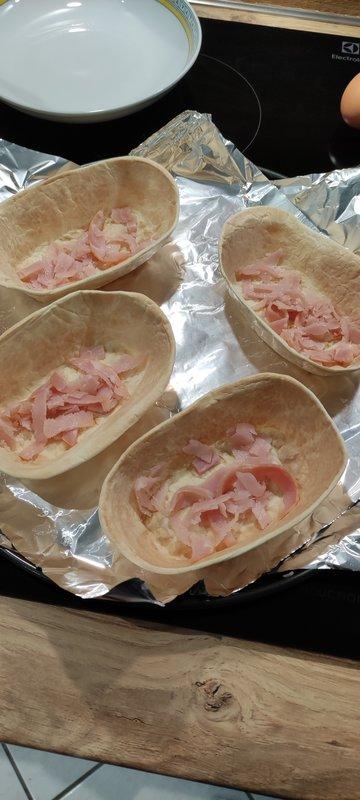 Barquitas de quiche aux légumes