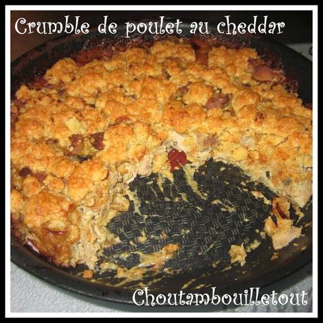 crumble poulet cheddar