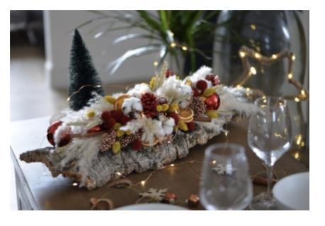 Tutoriel Noël : Comment réaliser un centre de table de fleurs séchées ?
