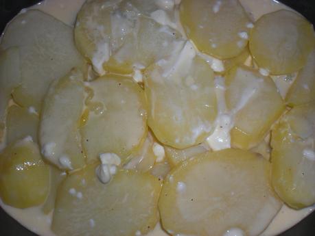 GRATIN DE POMMES DE TERRE AU GORGONZOLA CIMG1150