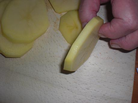 GRATIN DE POMMES DE TERRE AU GORGONZOLA CIMG1129