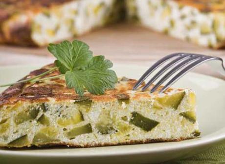tarte sans pâte aux courgettes, une savoureuse tarte salée sans pâte brisée, facile et simple à réaliser pour le repas.