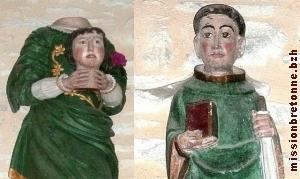 Tanguy et Haude, chapelle de Kersaint