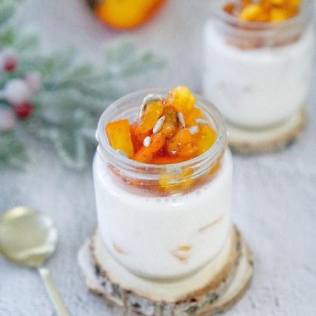 Yaourt à l’amande & kaki