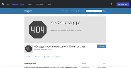 Comment créer une page 404 personnalisée dans WordPress plugin 404 pages