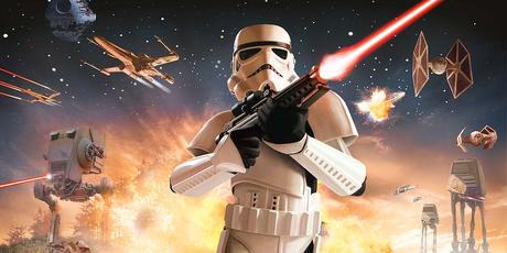 10 studios de jeux vidéo disparus et leur jeu le plus célèbre Un stormtrooper traverse un champ de bataille dans le jeu vidéo Star Wars Battlefront