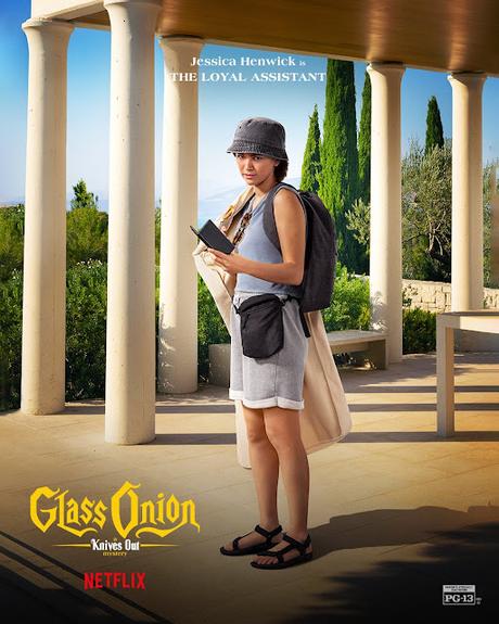 Affiches personnages US pour Glass Onion : Une Histoire à couteaux tirés de Rian Johnson