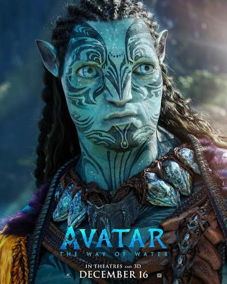 Affiches IMAX et personnages US pour Avatar : La voie de l'eau de James Cameron