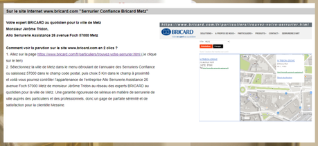 Mise à jour du site allo-serrurerie-assistance.fr