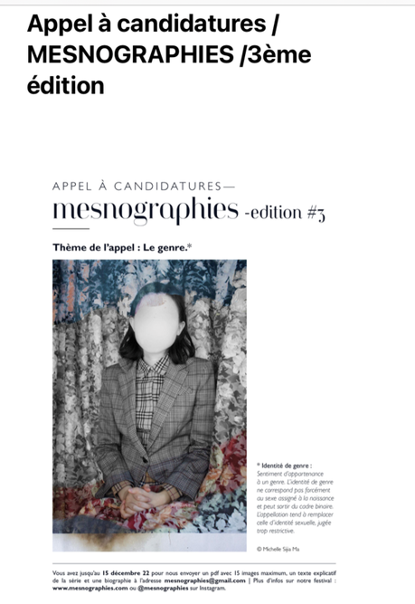 Appel à candidatures /MESNOGRAPHIES/ 3me édition.