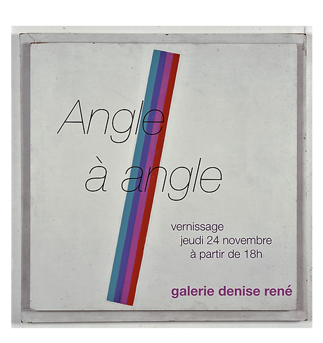 Galerie Denise René « Angle à angle » vernissage le 24 Novembre 2022.
