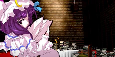 Les plus grands personnages de jeux vidéo qui portent des pyjamas Touhou Project Immaterial and Missing Power Capture d'écran de la connaissance du patchouli