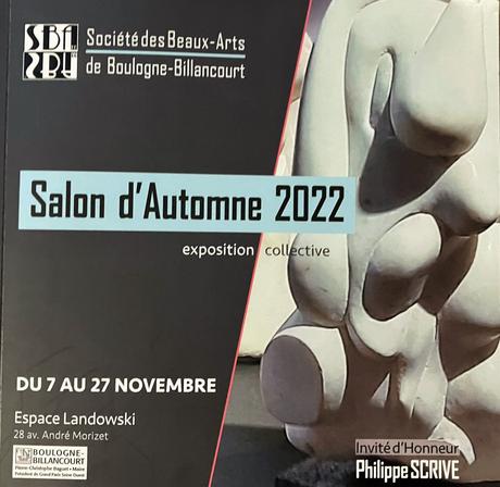 SALON D’AUTOMNE 2022.Sté des Beaux Arts Boulogne- 3 derniers jours.
