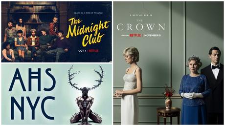 Séries | THE CROWN S05 – 15/20 | THE MIDNIGHT CLUB S01 – 13/20 | AMERICAN HOROR STORY S11 – 11/20
