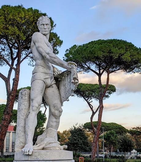 Le Foro italico et le Stadio dei Marmi à Rome - 62 photos de sculptures et d'architecture sportives au temps du fascisme mussolinien
