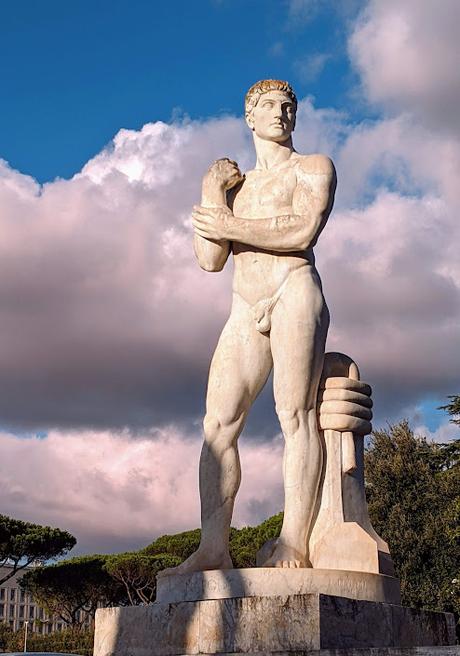 Le Foro italico et le Stadio dei Marmi à Rome - 62 photos de sculptures et d'architecture sportives au temps du fascisme mussolinien