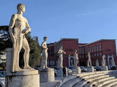 Le Foro italico et le Stadio dei Marmi à Rome - 62 photos de sculptures et d'architecture sportives au temps du fascisme mussolinien
