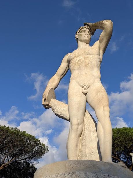 Le Foro italico et le Stadio dei Marmi à Rome - 62 photos de sculptures et d'architecture sportives au temps du fascisme mussolinien