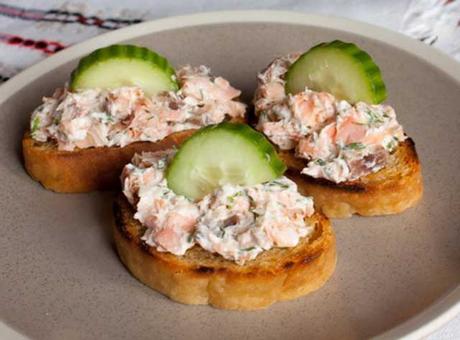 Toast Saumon et Fromage Frais ww