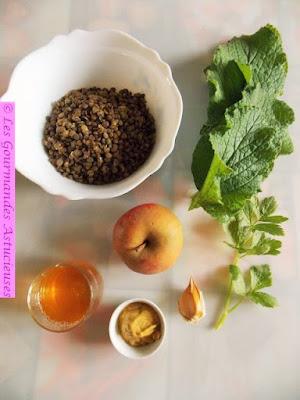 Lentilles aux pommes et au cidre (Vegan) Lentilles aux pommes et au cidre (Vegan)