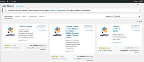 Comment configurer le plug-in Jotform dans WordPress Comment configurer le plug-in Jotform dans WordPress