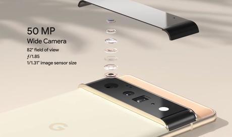 Appareil photo principal du Pixel 6