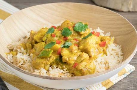 Poulet au Curry et Lait de Coco WW