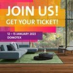 Le Salon DOMOTEX 2023 arrive !