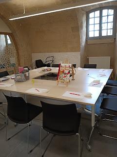 Atelier BD en quatre cases: 6 participantes fantastiques! 2h30 de Fun! au Château 33520 Bruges: quelques images: