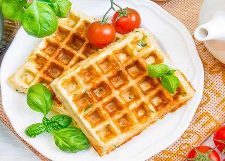Gaufres Salées au Fromage ww