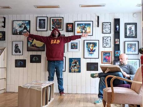 Dédicace à L’Atelier. Espace de création