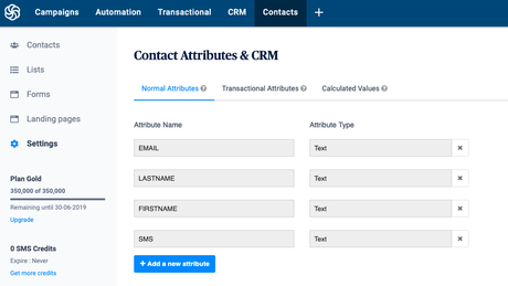 Mailchimp contre Sendinblue | Tech Radar Contacts Sendinblue