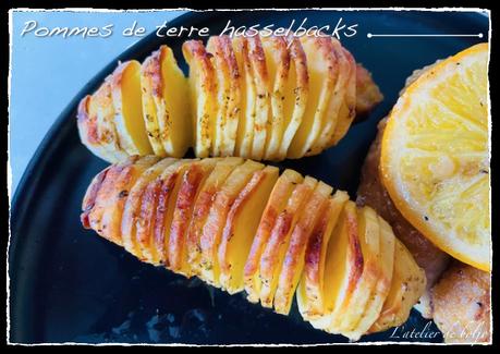 Pintade à l’orange et pommes de terre à la suédoise, Hasselback