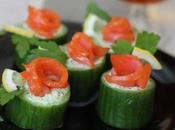 Bouchées Concombre Saumon