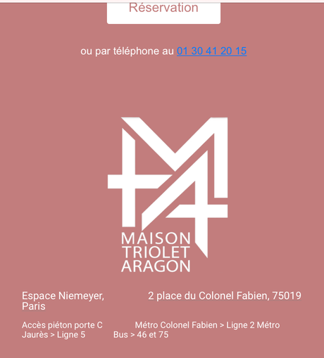 Maison Triolet Aragon « Aragon – les adieux »