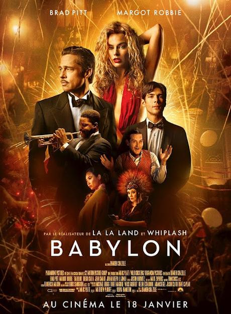 Nouvelle affiche FR pour Babylon de Damien Chazelle