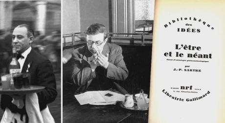 1943-44 - La vie continue, du côté du Café de Flore. Sartre, Simone de Beauvoir...