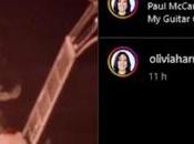 Olivia harrison rend hommage george après