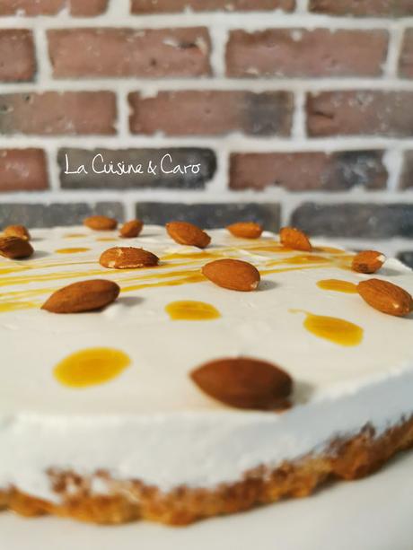 Cheesecake léger aux amandes cheesecake leger