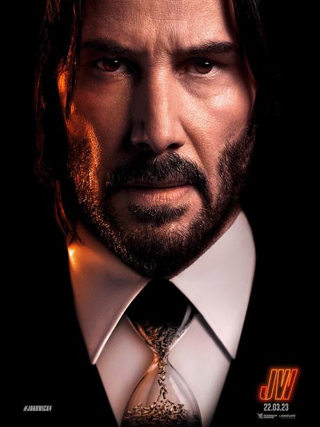 Affiche teaser FR pour John Wick : Chapitre 4 de Chad Stahelski